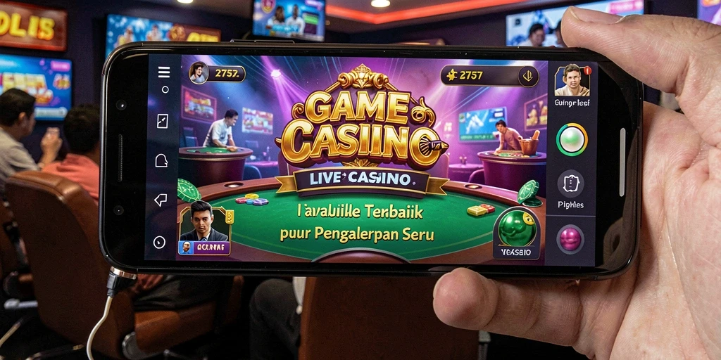 Gameplay Live Casino yang interaktif dan mendebarkan.