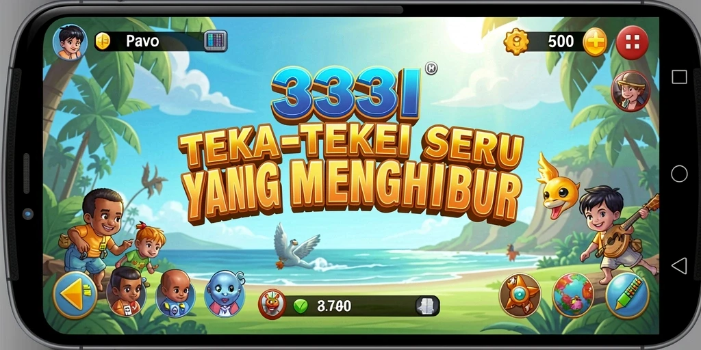 Tangkapan layar utama gameplay <strong>333I</strong> menunjukkan tantangan teka-teki yang menarik.