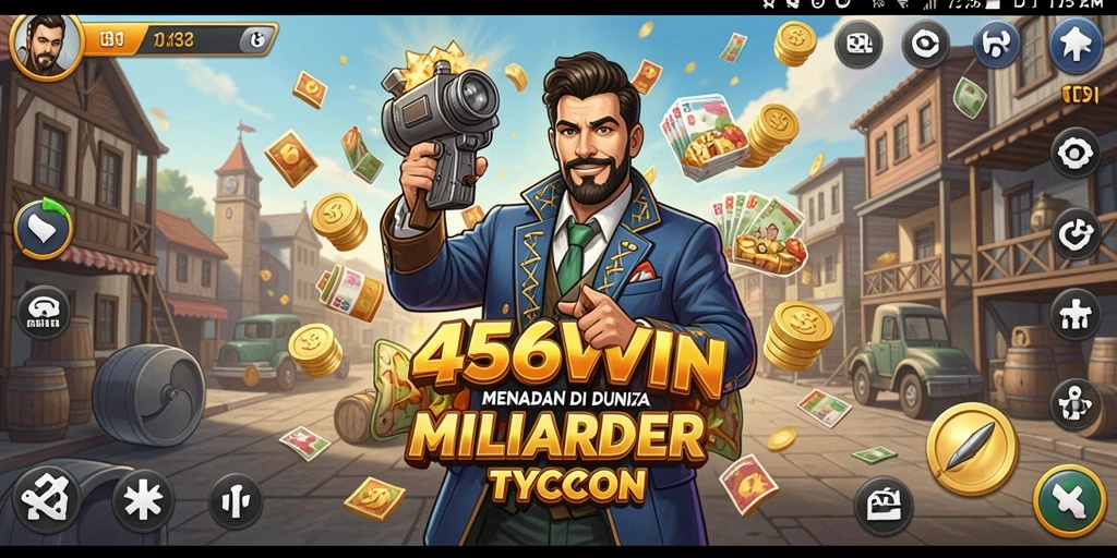 Tangkapan layar utama 456WIN menampilkan gameplay seru saat membangun kekayaan.
