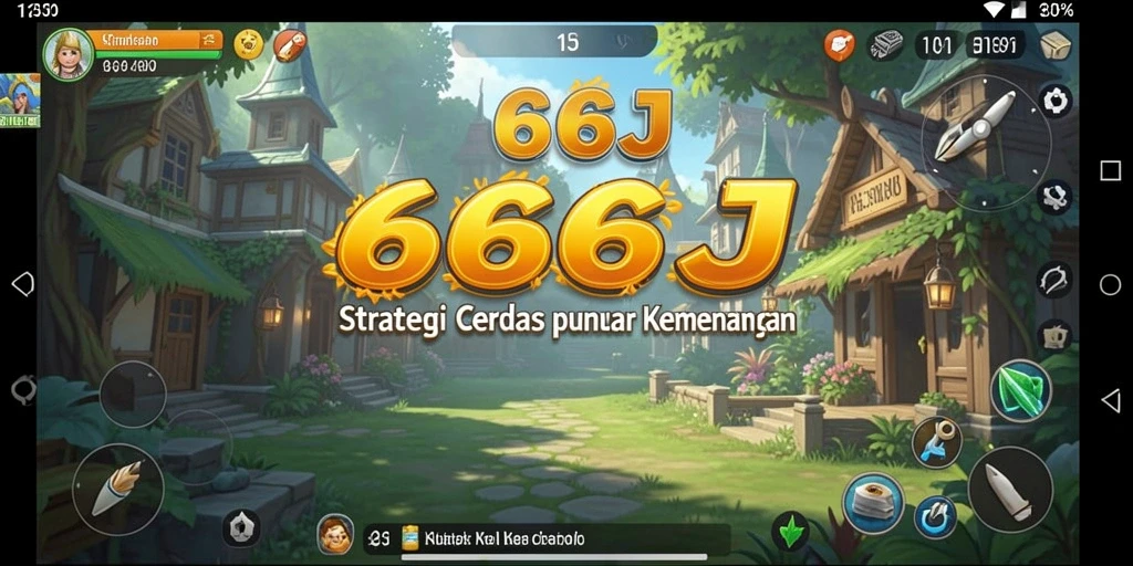 Tampilan gameplay seru dari 666J memperlihatkan pertempuran strategis.