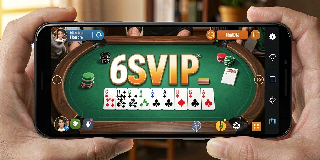 Tampilan gameplay Gaple yang seru di 6SVIP.