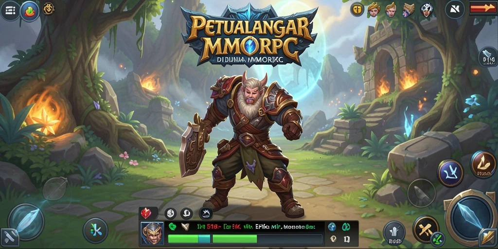 Screenshot utama 8180 menampilkan aksi seru dalam gameplay MMORPG.