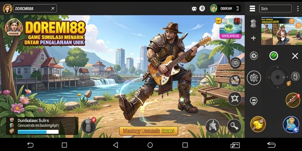 Tampilan gameplay DOREMI88 dengan fitur interaksi dan grafis yang memukau.