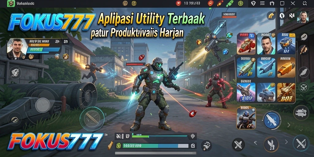 Tampilan antarmuka FOKUS777 yang user-friendly dan fungsional.