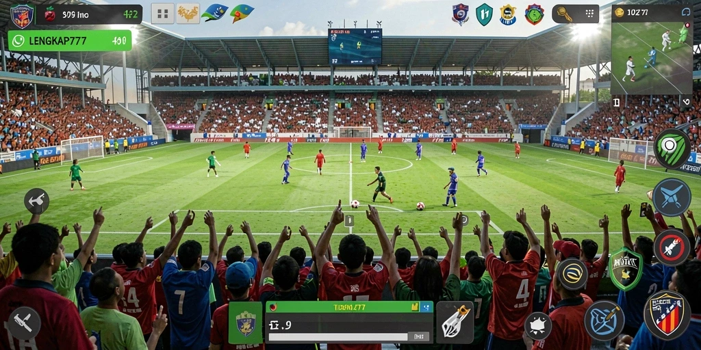 Tampilan gameplay LENGKAP777 yang menarik dan mendebarkan.