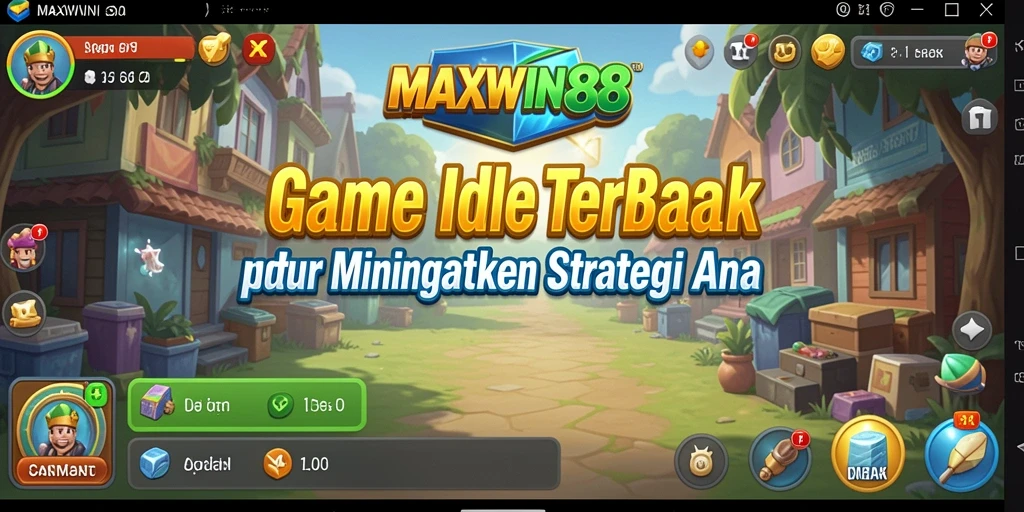 Screenshot gameplay MAXWIN88 menampilkan aksi seru dan koleksi karakter.