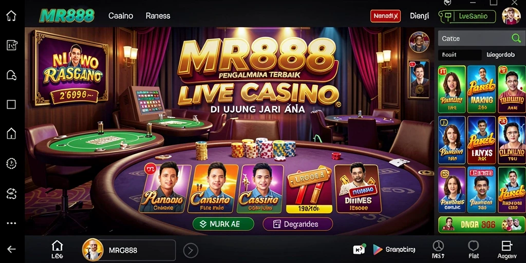 Screenshot gameplay MR888 yang menarik dan interaktif.