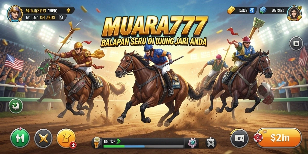 Screenshot MUARA777 menampilkan aksi balapan yang mendebarkan.