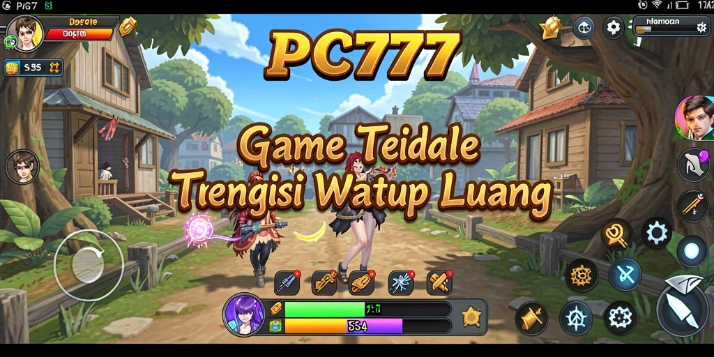 Screenshot utama gameplay PC777 yang menenangkan dan menarik.
