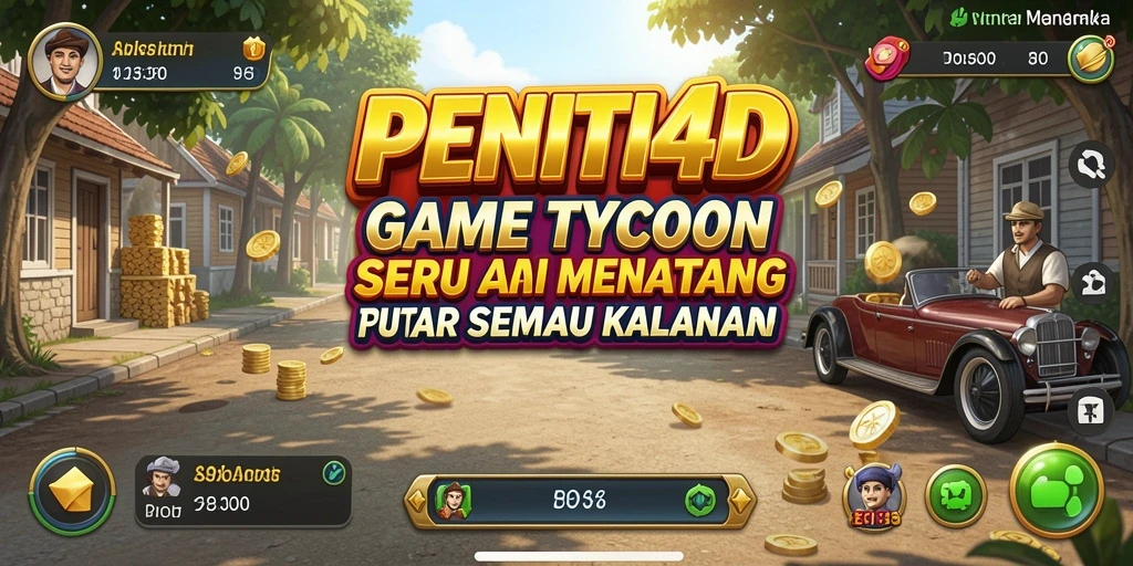 Tampilan gameplay Tycoon yang mendebarkan dan penuh strategi.