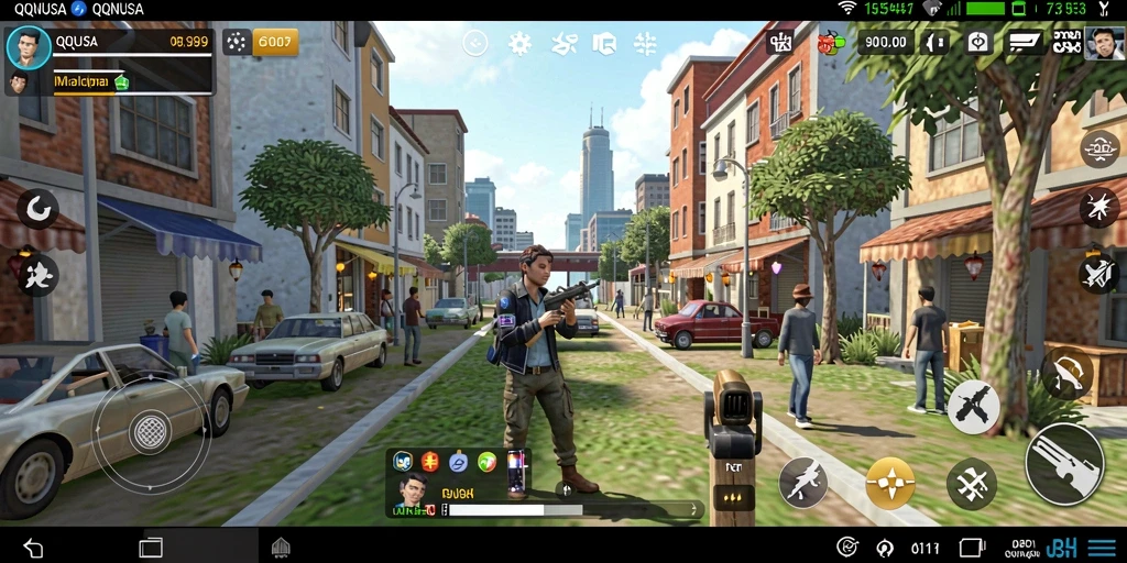 Tampilan gameplay QQNUSA yang imersif dan penuh warna.