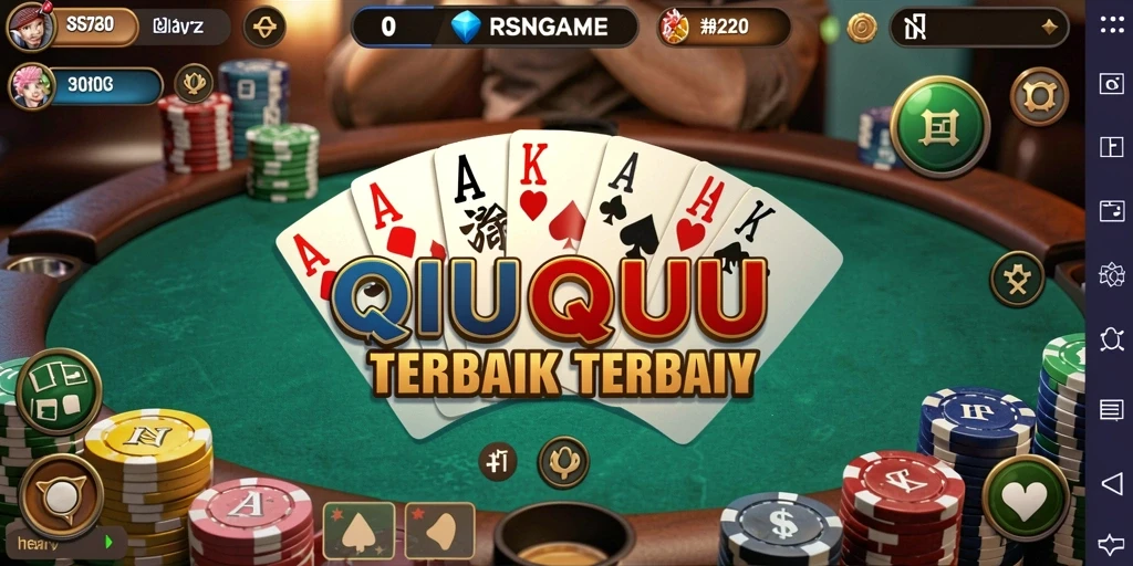 Tampilan gameplay QiuQiu yang menarik dan mendebarkan.