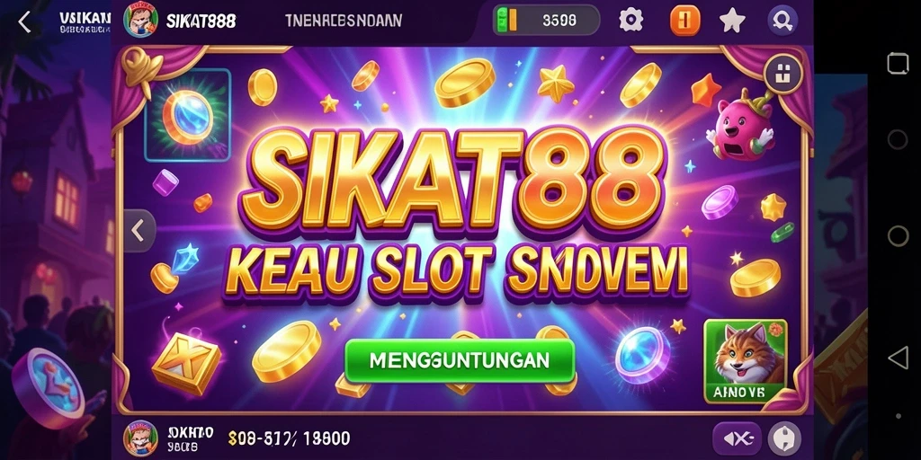 Tampilan gameplay menarik dari SIKAT88 dengan grafik slot yang menawan.