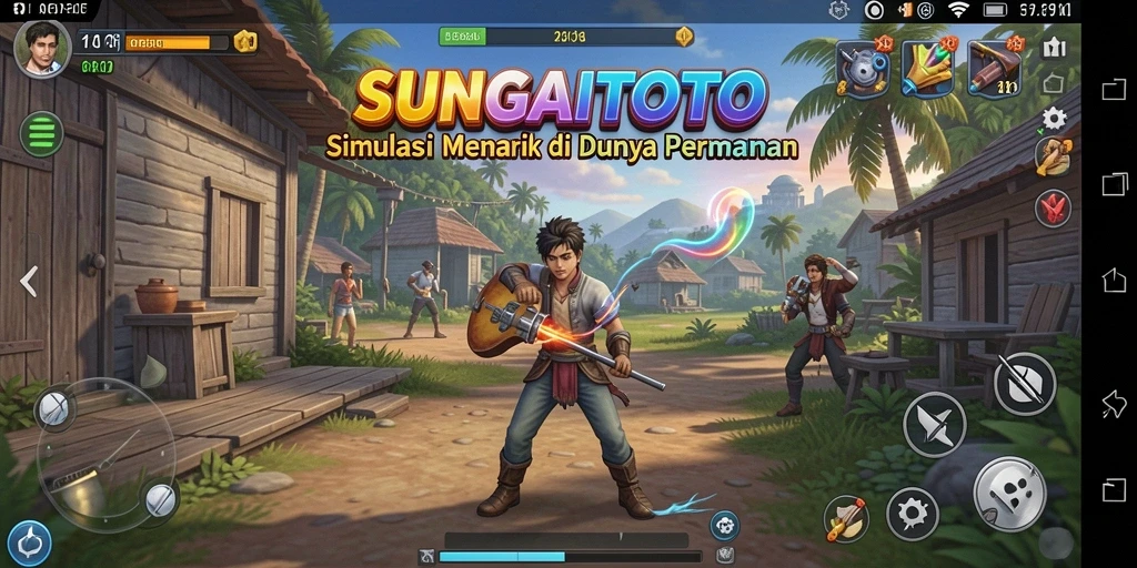 Menampilkan gameplay SUNGAITOTO yang seru dan interaktif.