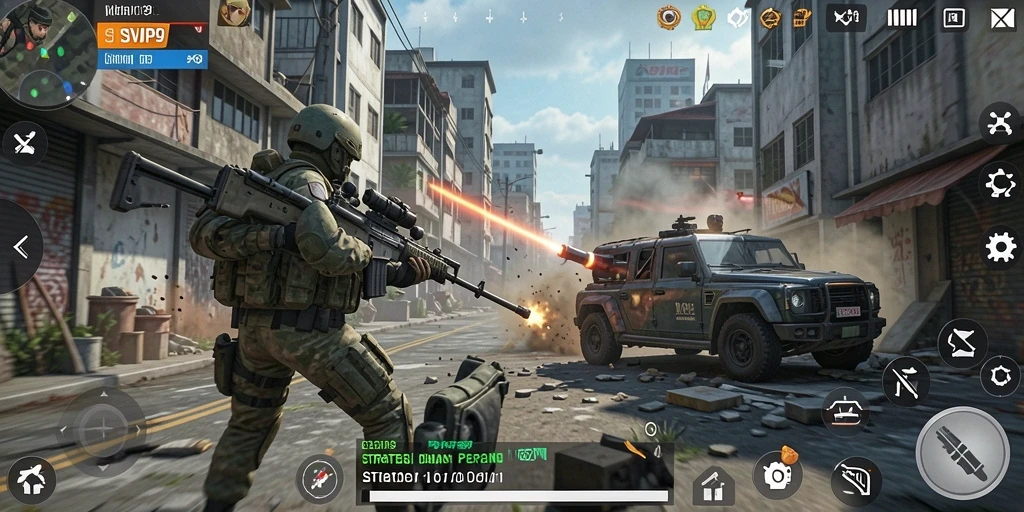 Screenshot gameplay SVIP9 dengan aksi strategi yang mendebarkan.